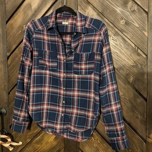 Hollister flannel Shirt XS Blue & Red